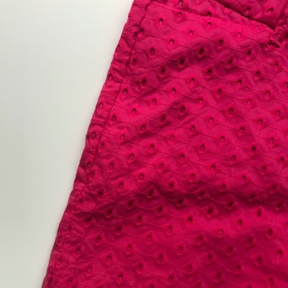 NWT The Limited Pink Tailored Eyelet Shorts Size 4 - Picture 4 of 5